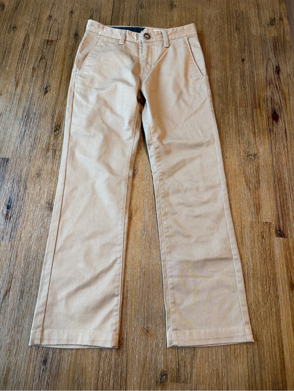 3/20$ Volcom Boys Kids Beige Casual Straight Pants
